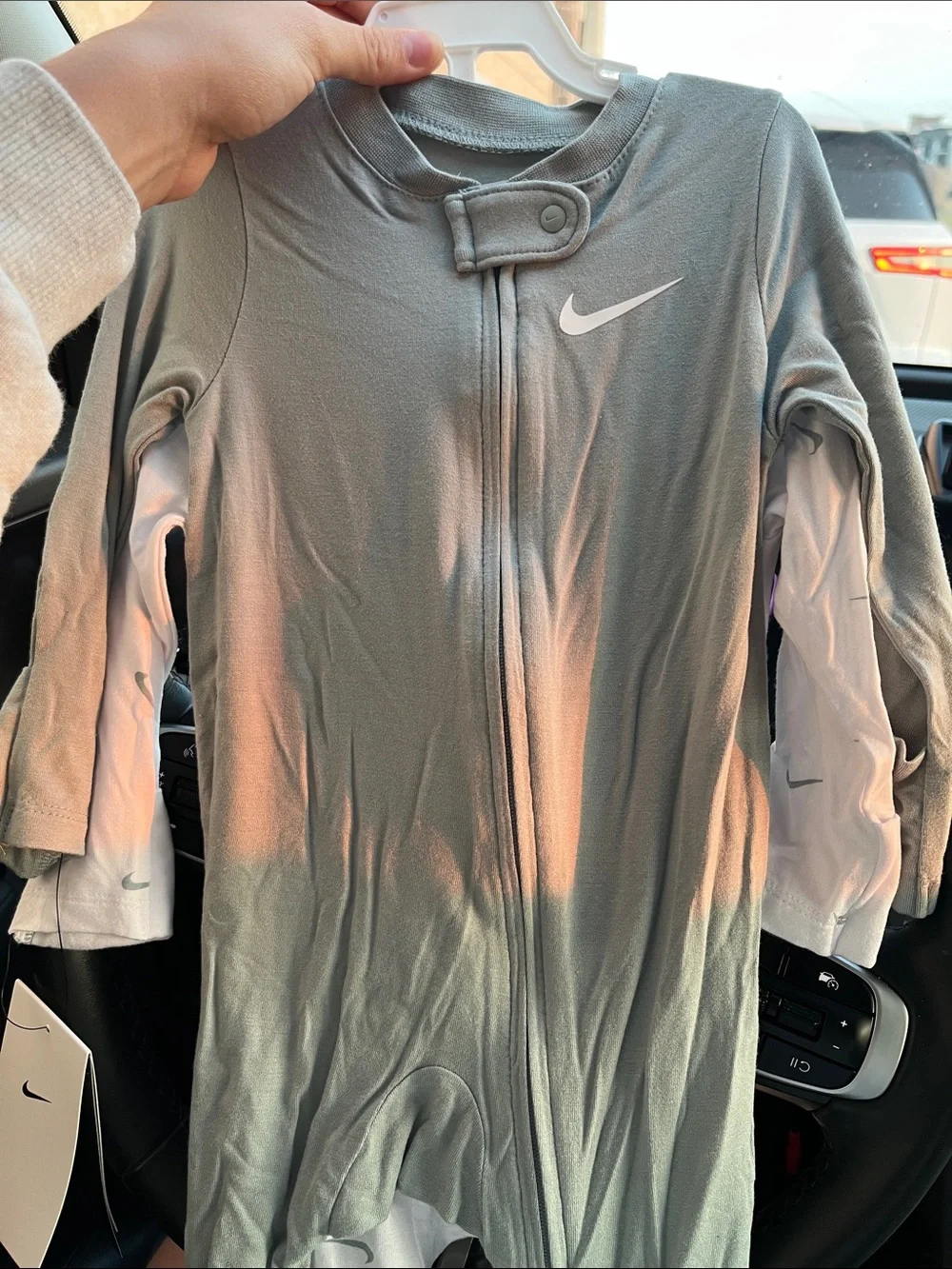 Nike Baby DoubleZip Footies Set of 2
